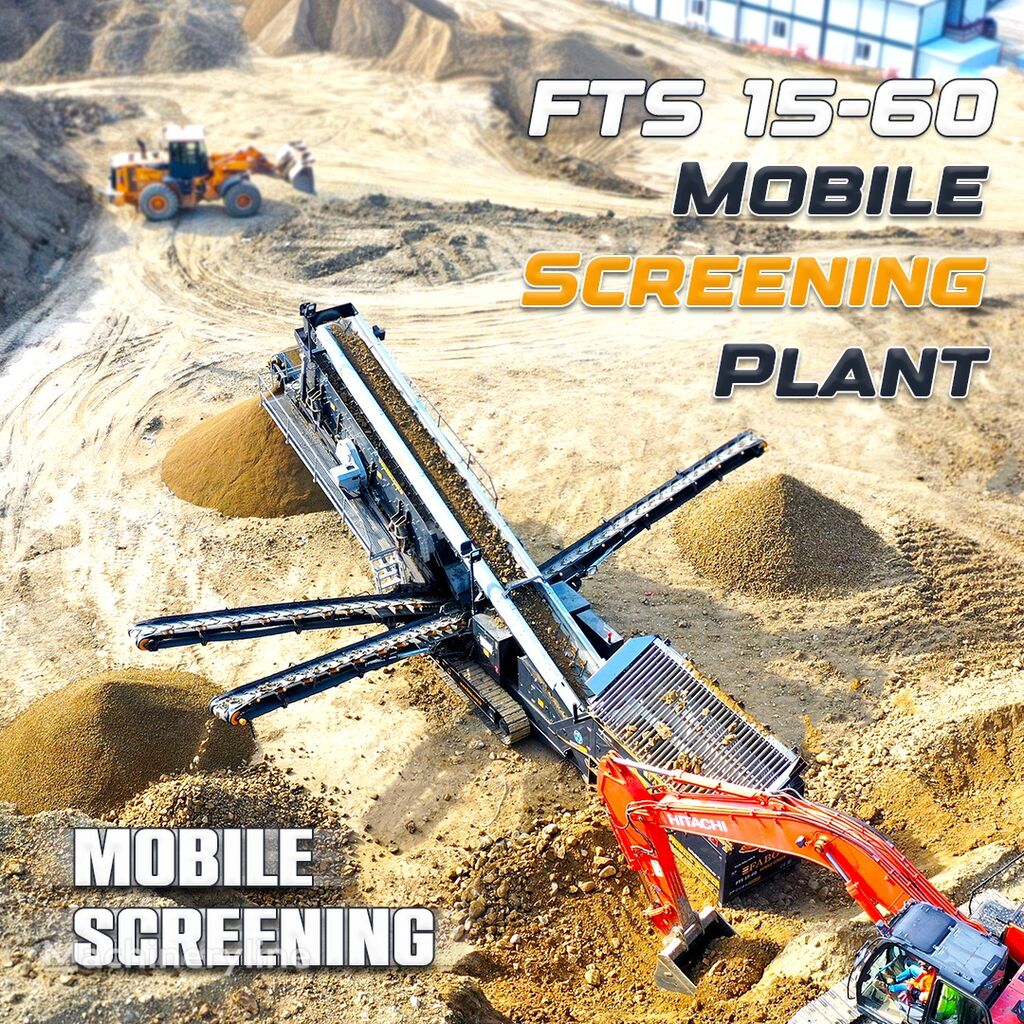 новая дробильная установка Fabo  FTS 15-60 MOBILE SCREENING PLANT 500-600 TPH | Ready in Stock