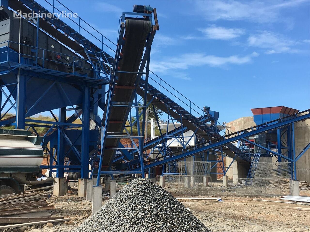 новая щековая дробилка Kinglink 150TPH RIVER STONE CRUSHING PLANT