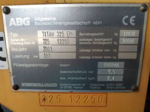 асфальтоукладчик гусеничный ABG Titan 325 EPM