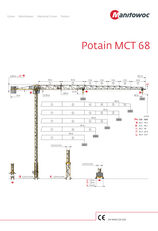 башенный кран Potain MCT 68