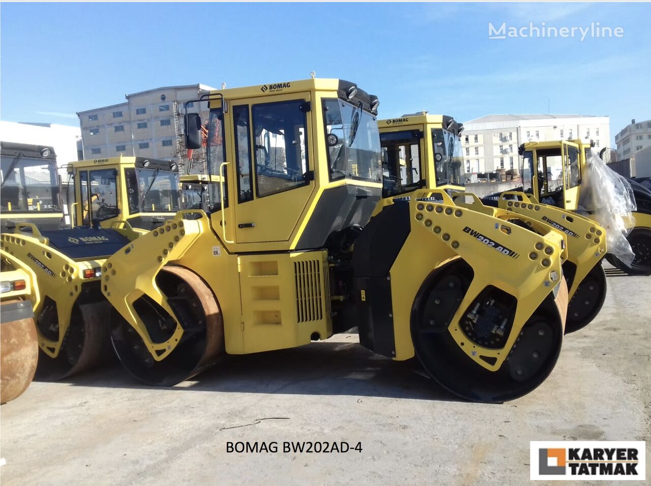 новый дорожный каток BOMAG BW 202 AD-4 UNUSED