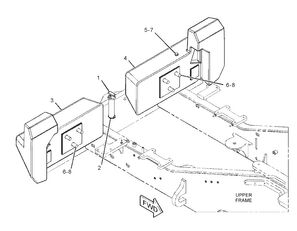 бампер Caterpillar New counterweight RH and LH for CAT 966, 972 with spare part для фронтального погрузчика Caterpillar 966, 972, CA3672332, 367-2332, 3672332, CA3672331, 367-2331, 3672331